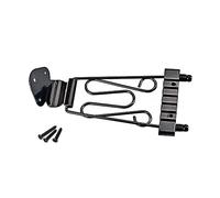 Abaodam Tablero de Tiro Jazz Negro con Flor para Guitarra Cordal de Guitarra Ajustable Puente de Cordal para Practicar Escenario