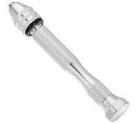 Abaodam Taladro Manual de Precisión Mandril sin Llave, Herramienta Rotativa de Aleación de Aluminio, Cabezal Giratorio Ajustable para Perforación de Brocas de 0,1-3,5 Mm, Adecuado
