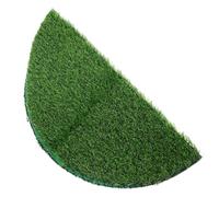 Abaodam Tapete de Césped Artificial Redondo para Mesa Comedor, Mantel de PVC Ligero y Natural, Adecuado para Buffet y Decoración Interior o Exterior