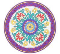 Abaodam Tapete Para Cuenco De Meditación Bordado Cojín Estampados Únicos Para Cuencos Sonoros Religiosos Para Practicar Meditación Crystal Singing Bowls Espacios Tranquilos