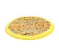 Abaodam Tapete para Cuencos Cantores de Algodón Amarillo Cosido a Mano, Portátil y Sencillo, Adecuado para Meditación y Ambiente Budista