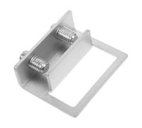 Abaodam Tapón de Ventana Tope de Ventana corredera Cerradura de Puerta a Prueba de bebés Cerradura de Ventana de Seguridad con Llave Bloqueo corredizo Planchar Silver