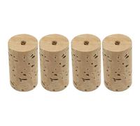 Abaodam Tapones de Corcho 4 Piezas para Cabeza de Flauta Accesorios para Instrumentos Musicales Material Natural, Protección Sencilla para Reparación y Uso de Flauta