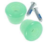 Abaodam Tapones De Freno para Patines De Doble Línea Pastillas De Freno De PU Duradero Juego De 2 Unidades Tornillos De Cuatro Ruedas Accesorios para Patinaje sobre Ruedas