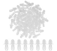 Abaodam Tapones de Silicona Impermeables Transparentes Oídos 60 Pares Reutilizables Reducción de Ruido para Nadar Surfear y Dormir Protección Resistente al Agua y Cómoda para Adultos