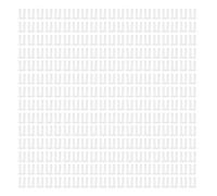 Abaodam Tapones Dobles Transparentes para Reparación de Gafas sin Montura, 200 Unidades, Piezas Plásticas 1,7x0,8x7,0 Mm, Kit de Accesorios para Monturas sin Armazón, Uso Diario