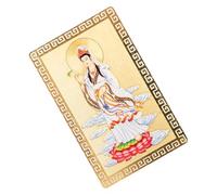 Abaodam Tarjeta Amuleto de Protección Feng Shui de Aleación de Aluminio, Diseño Compacto y Ligero, Segura y Fácil de Llevar, Adecuado para Obsequio