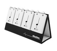 Abaodam Tarjeta De Ritmo Musical Portátil De Tarjetas Flash Para Lectura De Notas y Entrenamiento Musical Para Estudiantes y Entusiastas Música Fácil De Limpiar y Transportar