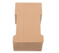 Abaodam Tarjetas de Exhibición en Varios Colores 100 para y de Pelo de Papel Kraft para Organizar Accesorios de Cabello y Regalar a Amigas