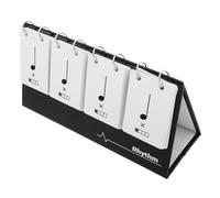 Abaodam Tarjetas De Ritmo Para Estudiantes De Música Tarjetas Didácticas De Entrenamiento Musical Útiles Educativos Para Principiantes y Músicos Práctica De Lectura De Notas y