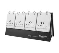 Abaodam Tarjetas De : Tarjetas De Teoría Musical Y Ritmo - Tarjeta De Entrenamiento De Notas - Educación Para La Lectura A Primera Vista Y La Terminología Musical Para Niños
