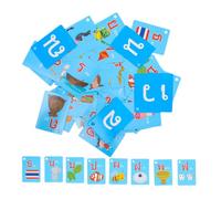 Abaodam Tarjetas Flash Tailandés para Niño Niña Educativo De Tarjetas De Aprendizaje Interactivas para Desarrollo del Lenguaje y Vocabulario Infantil