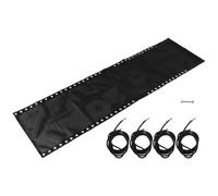 Abaodam Tela de Repuesto para Silla de Patio Negra y Transpirable | Accesorio de Recambio para Exterior, Superficie Refrescante y Cómoda, Material Tela Nailon Metal, Uso Jardín y Piscina