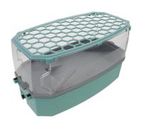 Abaodam Terrario para Tortugas Pequeño con Tapa Azul Hábitat Ecológico con Plataforma para Tomar el Sol Pecera a Prueba de Escapes Adecuado para Tortugas de Agua Dulce en Casa