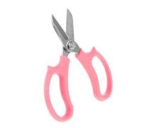 Abaodam Tijeras de Podar Ramas de Acero Inoxidable Mango Ergonómico y Corte Conveniente para Jardín y Floristería en Color Rosa