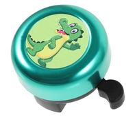 Abaodam Timbre de Bicicleta Infantil de Manillar Verde Diseño de Cocodrilo Accesorio para Ciclismo Seguro y Duradero Campana de Advertencia Fuerte para Bicicletas y Patinetes