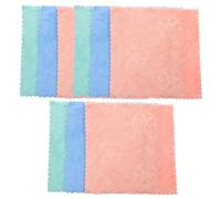 Abaodam Toallitas Desmaquillantes de Microfibra Coral de Alta Densidad, 10 Unidades, Paños Faciales Súper Suaves y Absorbentes para Limpieza Facial, Color Color Aleatorio Varios estilos