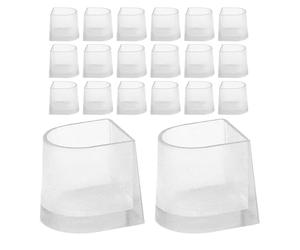 Abaodam Transparentes de PVC para Zapatos de Baile, 10 Pares Reutilizables Que Protegen Talones de Hundimiento, L para Mujeres