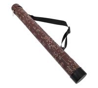 Abaodam Tuning Bamboo Flute Case With Dual Layer Protection Adjustable Strap Compatible With Dizi Piccolo Recorder Inner Diameter Professional Musician Carrying Bag