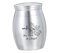 Abaodam Urna para Cenizas De Mascotas Elegante Contenedor De Almacenamiento para Huesos De Mascotas