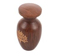 Abaodam Urnas para Mascotas Urna De Cremación Tarro Conmemorativo Estética De Madera Natural