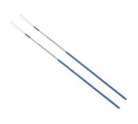 Abaodam Utensilios para Eliminar Cerumen de Acero Inoxidable, Juego de 2 Palillos con Mango Antideslizante, Cuchara Metálica Reutilizable para Limpieza Segura y Cuidado Diario del