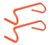 Abaodam Vallas de Agilidad para 15 Cm, 2 Unidades, Color Naranja, Equipo Ligero de Entrenamiento de Velocidad y Fútbol para Ejercicios al Aire Libre y Entrenamiento Deportivo