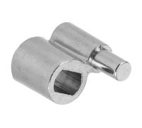 Abaodam Válvula de Fijación de Metal de Precisión para Trombón y Trompa con Rotación Derecha, Eje Central de Rotor Resistente Corrosión, Conector de Varillaje de Válvula para Accesorios