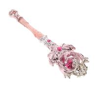 Abaodam Varita Mágica Recargable Luz LED y Sonido, Varita de Hada Giratoria Transparente para Niñas, Juguete Musical Portátil para Fiestas y Disfraces de Princesas