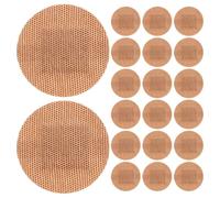 Abaodam Vendajes Adhesivos Elásticos Transpirables 50 Unidades, Parche Redondo 30mm para Dedos y Articulaciones, Vendajes para Heridas y Prevención de Ampollas, Cuidado Portátil