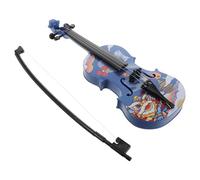 Abaodam violín infantil perros de juguete juguetes electronicos llamando juguetes violín simulado violín de plástico juguete musical Instrumento musical para jugar el plastico Blue