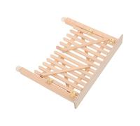 Abaodam Wooden Garden Gate with Double Doors For Dollhouse DIY Mini Picket Fence Accessory For Outdoor Scenes and Role Playing Crafts