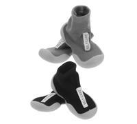 Abaodam Zapatos Tipo Calcetín para Bebés Antideslizantes Suela Suave y Transpirable Talla 22-23 13 CM 2 Pares Calcetines Interiores para Primeros Pasos Niñas