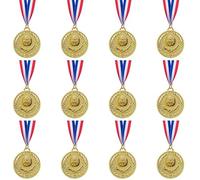 Abaokai 12 medallas ganadoras de Oro, premios de Oro para Deportes, competiciones, Fiestas, Abejas de ortografía, Estilo olímpico, 2 Pulgadas
