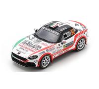 SPARK 1/43 FIAT 124 RALLY RGT 52 MONTECARLO 2022 RBBIN MODELO ESTÁTICO DIECAST