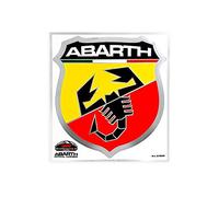 Abarth 4R Quattroerre.it 21509 Pegatina Oficial Escudo, 170 x 190 mm
