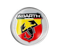 Abarth 4R Quattroerre.it 21544 Pegatina 3D Oficial, Escudo, Diámetro 44 mm