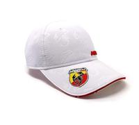 Abarth 4R Quattroerre.it 21732 Gorra Oficial, Visera Curvada Blanca, Talla única