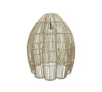 Abat día natural AVILA de ratán estilo bohemio H60cm para montaje eléctrico E27