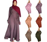 Abaya Mujer Abaya Mujeres Musulmanas Ropa Burka Islam Ropa de Oración Islámica Abayas Árabe Ropa Caftán Ramadán Hijab Vestido Dubai Afgano Oración Vestido