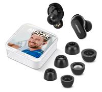 ABAZAR Puntas de Espuma viscoelástica para Auriculares Bose QuietComfort II y Ultra, 3 Pares (S/M/L), Rojo y Negro