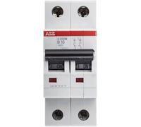 ABB 2CDS272001R0105 fusible automático 10kA 10A B 2p S202M-B10 IP20 nuevo