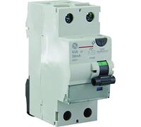 Abb-entrelec - Interruptor diferencial fh202ac-63/0,03 2 polos 63a ac 30ma, blanco y rojo, estándar