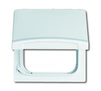 ABB Busch-Jaeger Placa adaptadora con tapa IP44 Alpin Blanco - 2CKA001710A1860