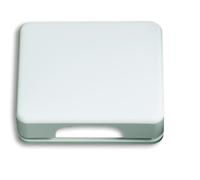 ABB Busch-Jaeger Placa de cubierta 50x50 CPL KD 1746-24G-101 Blanco alabastro - 2CKA001753A7685