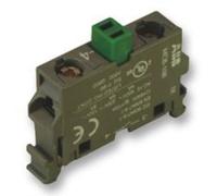 ABB CONTROL - MCB-10B Contacto Bloque, 1 NO, Tornillo (1 Pieza)