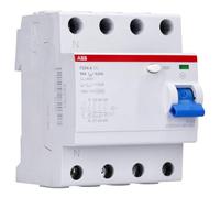 ABB Disyuntor de corriente residual F204 A-63/0.03-L - 4P - Tipo A - 30mA - 63A 2CSF204123R1630