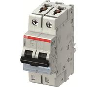 ABB Disyuntor tipo C, 2 pines, 2 A, 440 V, SMISSLINE TP, montaje en carril DIN