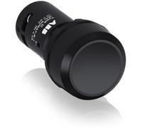 Abb-entrelec cp1-10b-10 - Pulsador compartimento rasante negro opaco