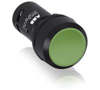 Abb-entrelec cp1-10g-10 - Pulsador compartimento rasante verde opaco